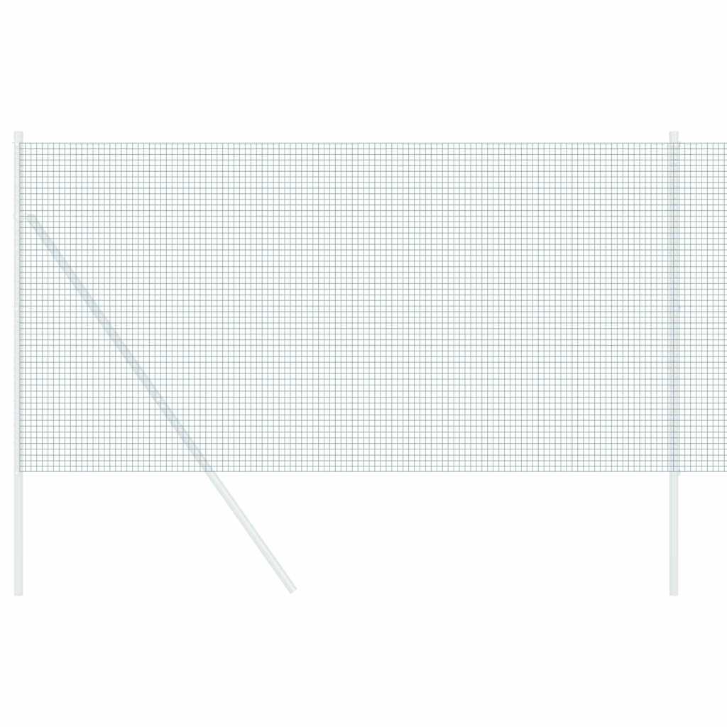 Vidaxl Schweißdrahtzaun grün 1 x 50 m