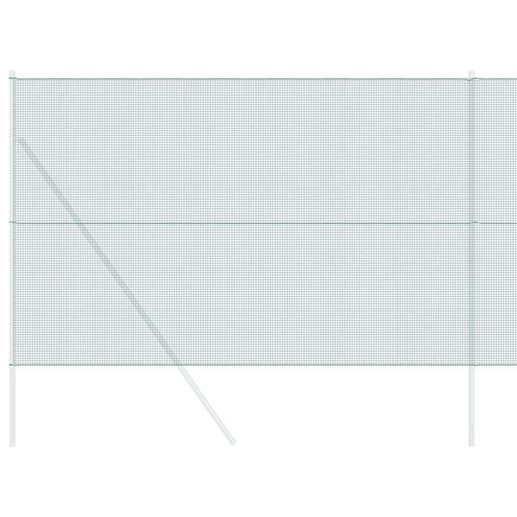 Vidaxl Schweißdrahtzaun grün 1,5 x 50 m