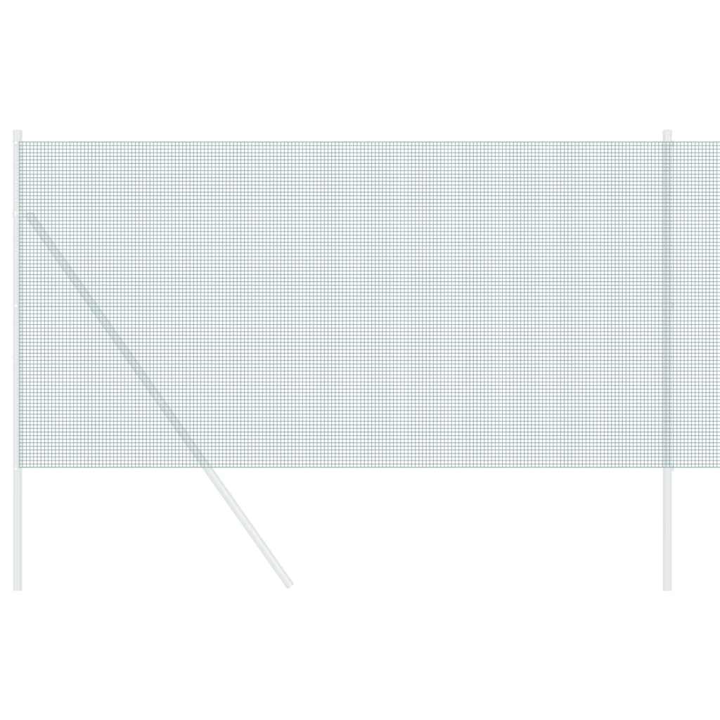Vidaxl Schweißdrahtzaun grün 0,4 x 100 m