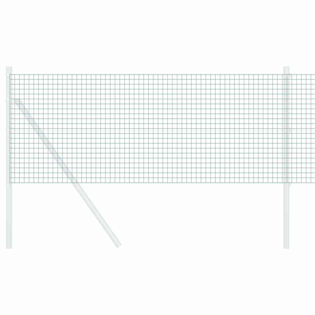 Vidaxl Schweißdrahtzaun grün 0,4 x 100 m