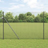 Vidaxl Schweißdrahtzaun grau 1,6 x 10 m