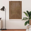 VidaXL Rollo mit Vorhängen Braun 100 x 160 cm Bambus