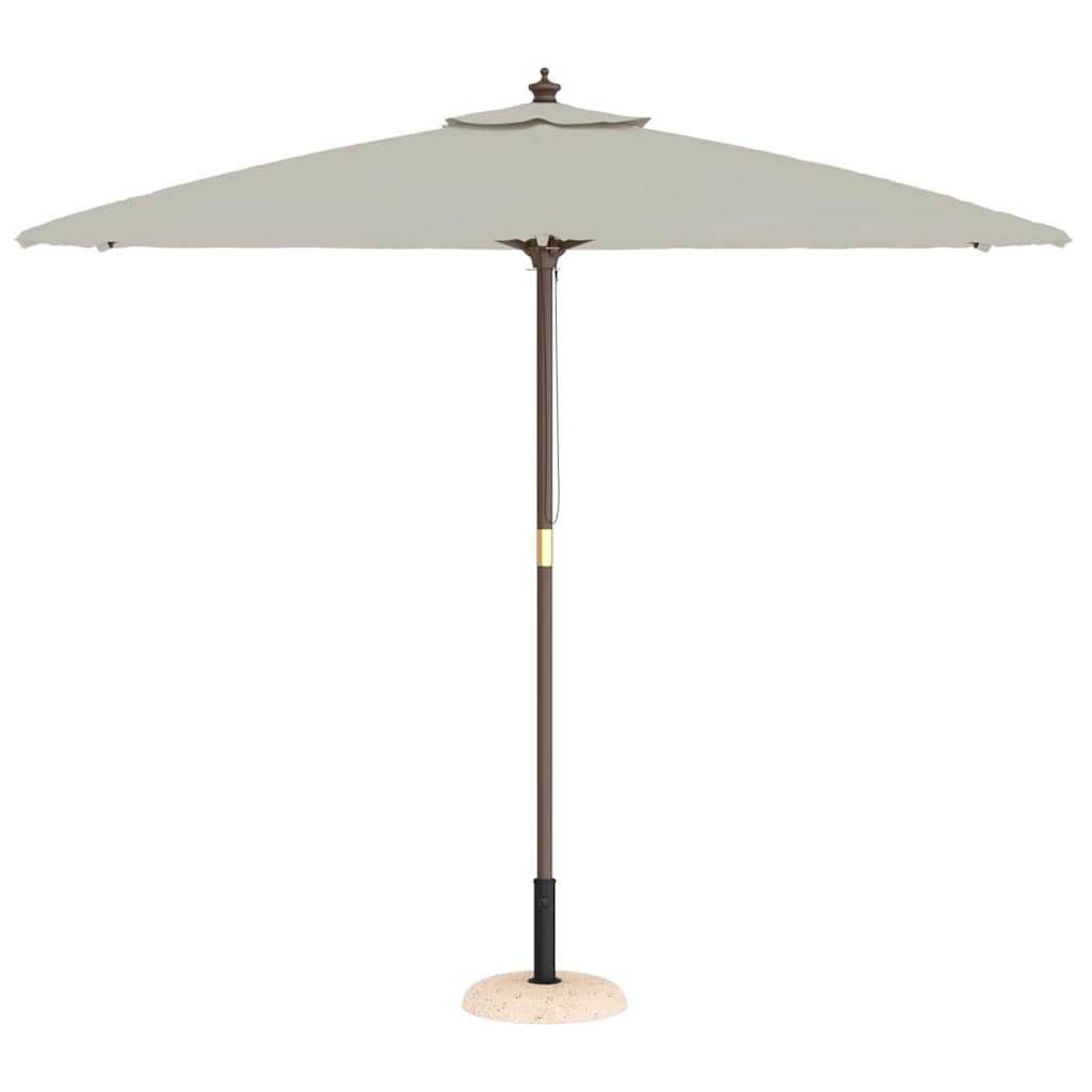 Vidaxl Sonnenschirmständer gelb ø 45 x 33 cm betonfarben