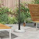 Vidaxl Sonnenschirmständer hellgrau ø 45 x 33 cm betonfarben