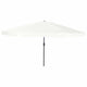 Vidaxxl Gartensonnenschirm Sand 395 x 395 x 245 cm Polyester und Stahl