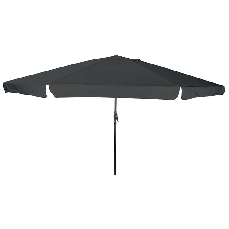 Vidaxxl Gartensonnenschirm Anthrazit 395 x 395 x 245 cm Polyester und Stahl