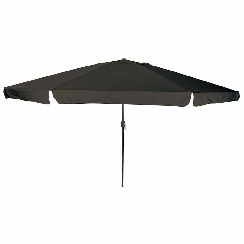 VidaXL Gartensonnenschirm Schwarz 395 x 395 x 245 cm Polyester und Stahl