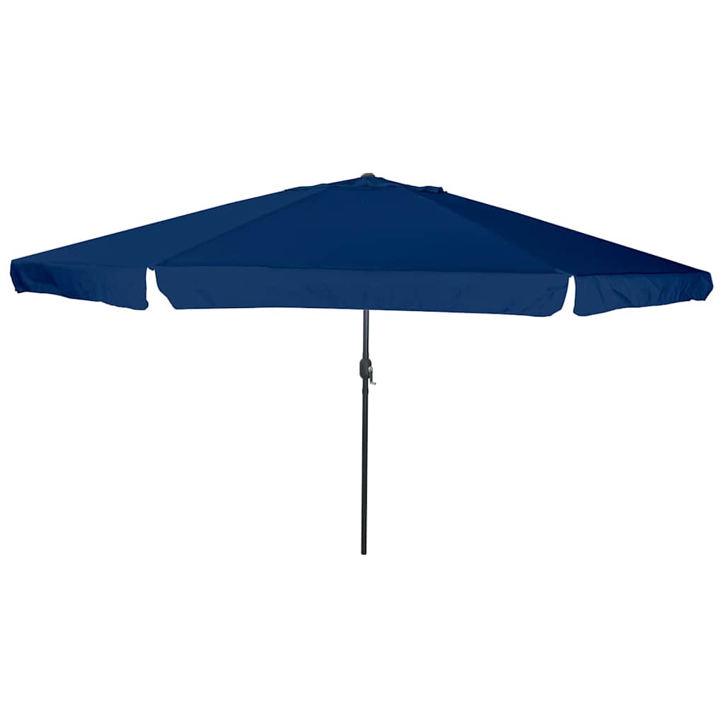 Vidaxxl Gartensonnenschirm Azurblau 395 x 395 x 245 cm Polyester und Stahl