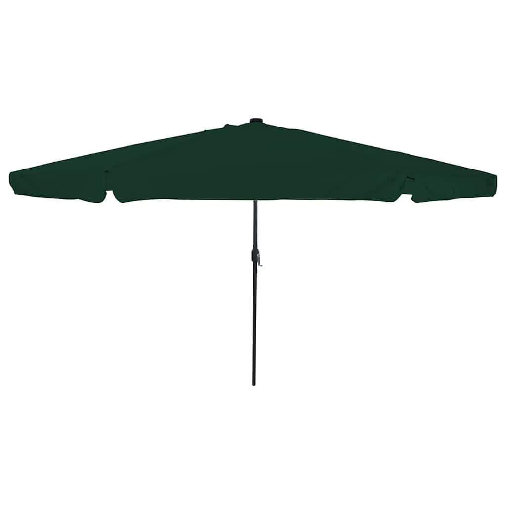 Vidaxxl Gartenschirm grün 395 x 395 x 245 cm Polyester