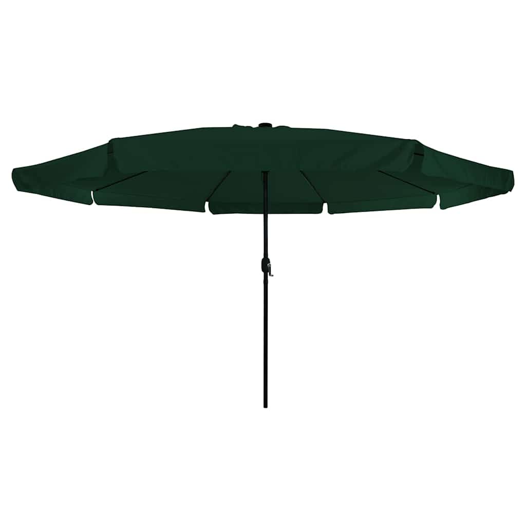 Vidaxxl Gartenschirm grün 395 x 395 x 245 cm Polyester
