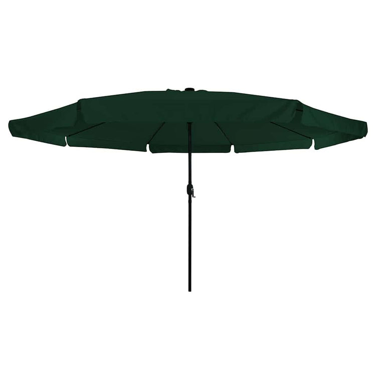 Vidaxxl Gartenschirm grün 395 x 395 x 245 cm Polyester