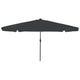 Vidaxl Gartensonnenschirm Anthrazit 395 x 395 x 245 cm Polyester
