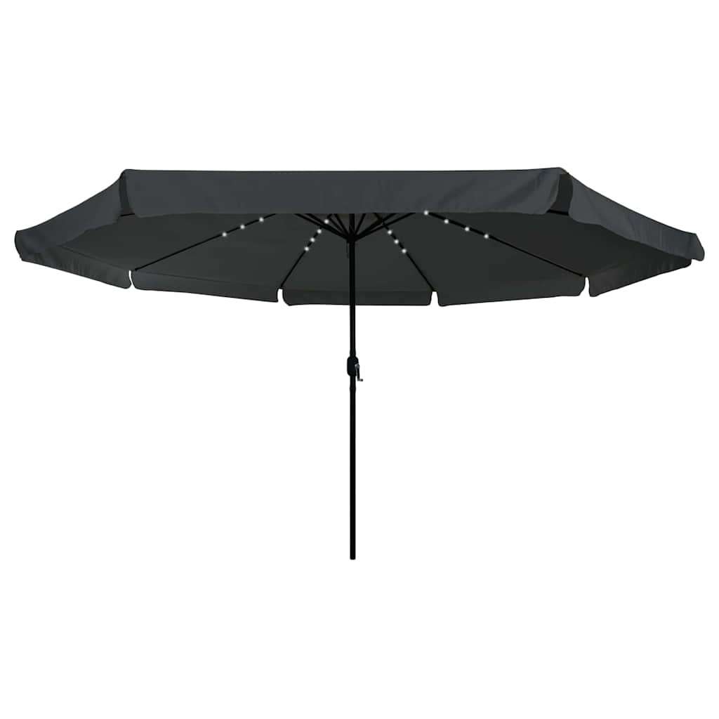 Vidaxl Gartensonnenschirm Anthrazit 395 x 395 x 245 cm Polyester