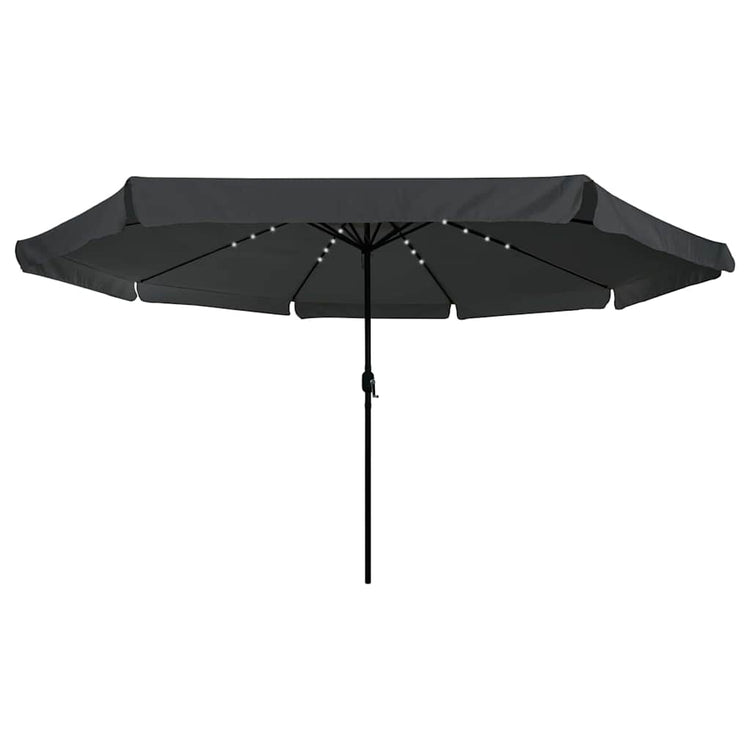 Vidaxl Gartensonnenschirm Anthrazit 395 x 395 x 245 cm Polyester
