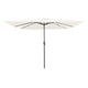 VidaXL Gartensonnenschirm Sand 295 x 295 x 245 cm Polyester und Stahl