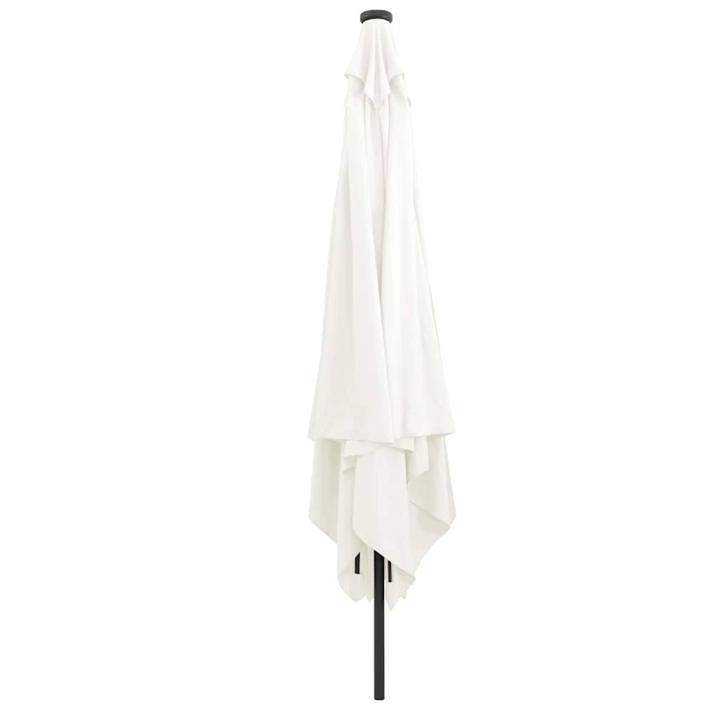 VidaXL Gartensonnenschirm Sand 295 x 295 x 245 cm Polyester und Stahl