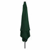 Vidaxxl Gartensonnenschirm grün 295 x 295 x 245 cm Polyester und Stahl