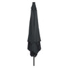 Vidaxxl Gartensonnenschirm Anthrazit 295 x 295 x 245 cm Polyester und Stahl