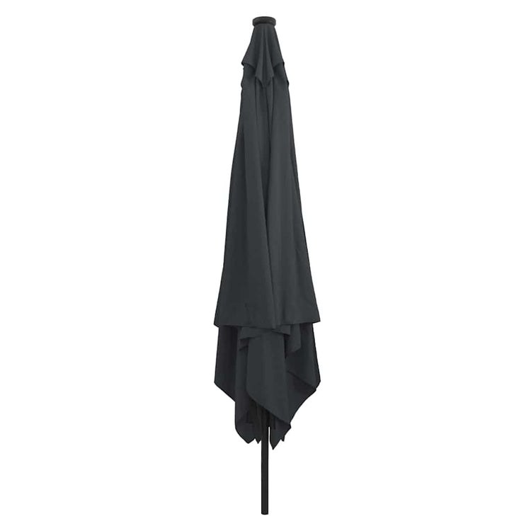 Vidaxxl Gartensonnenschirm Anthrazit 295 x 295 x 245 cm Polyester und Stahl