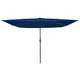 Vidaxxl Gartensonnenschirm Azurblau 295 x 295 x 245 cm Polyester und Stahl
