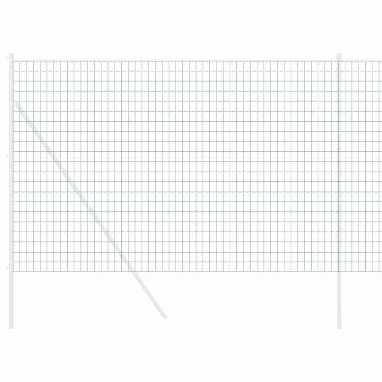 Vidaxx Eurozaun Grün 1,5 x 10 m PVC-beschichtetes Eisen