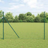 Vidaxx Eurozaun Grün 1,6 x 10 m PVC-beschichtetes Eisen