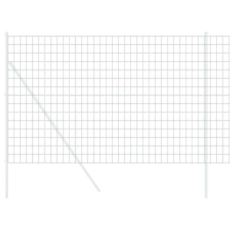 Vidaxx Eurozaun Grün 1,5 x 10 m PVC-beschichtetes Eisen