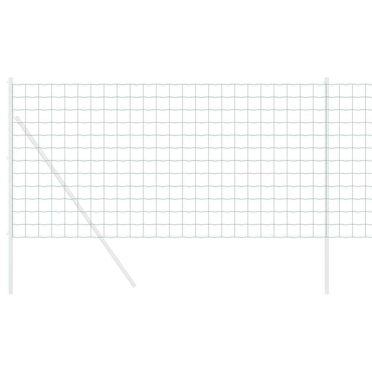 Vidaxx Eurozaun Grün 1,4 x 10 m PVC-beschichtetes Eisen