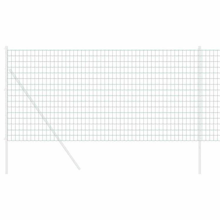 Vidaxx Eurozaun Grün 1,2 x 25 m PVC-beschichtetes Eisen