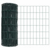 Vidaxx Eurozaun Grün 0,8 x 25 m PVC-beschichtetes Eisen