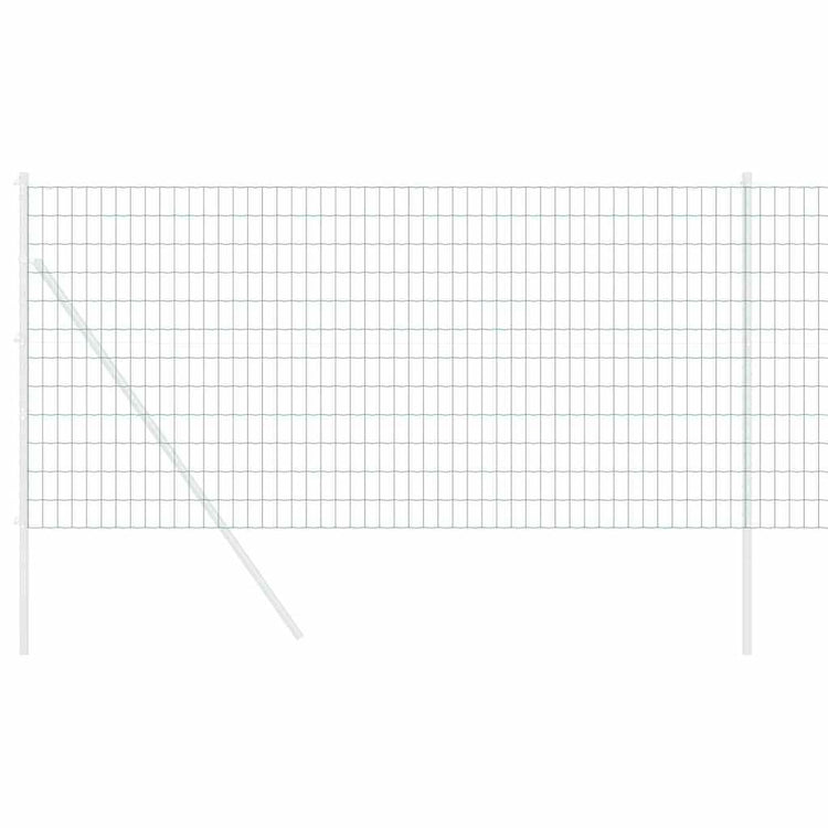 Vidaxx Eurozaun grün 1 x 25 m PVC-beschichtetes Eisen
