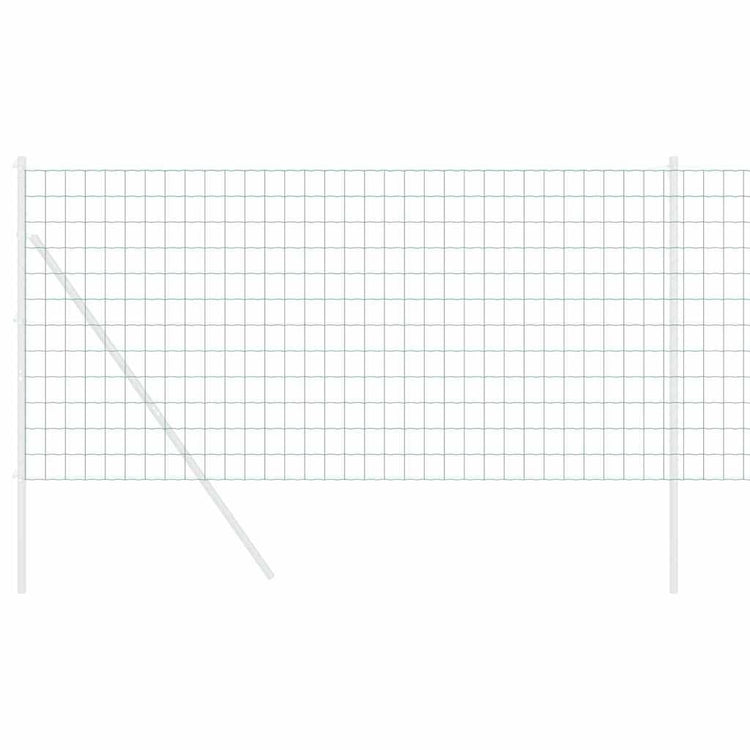Vidaxx Eurozaun grün 1 x 25 m PVC-beschichtetes Eisen