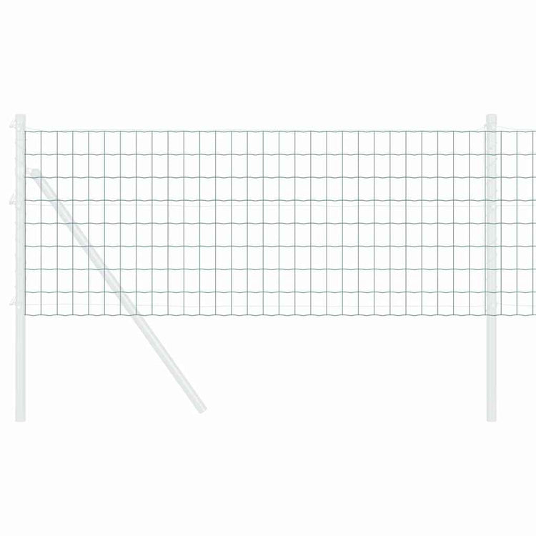 Vidaxx Eurozaun Grün 0,4 x 50 m PVC-beschichtetes Eisen