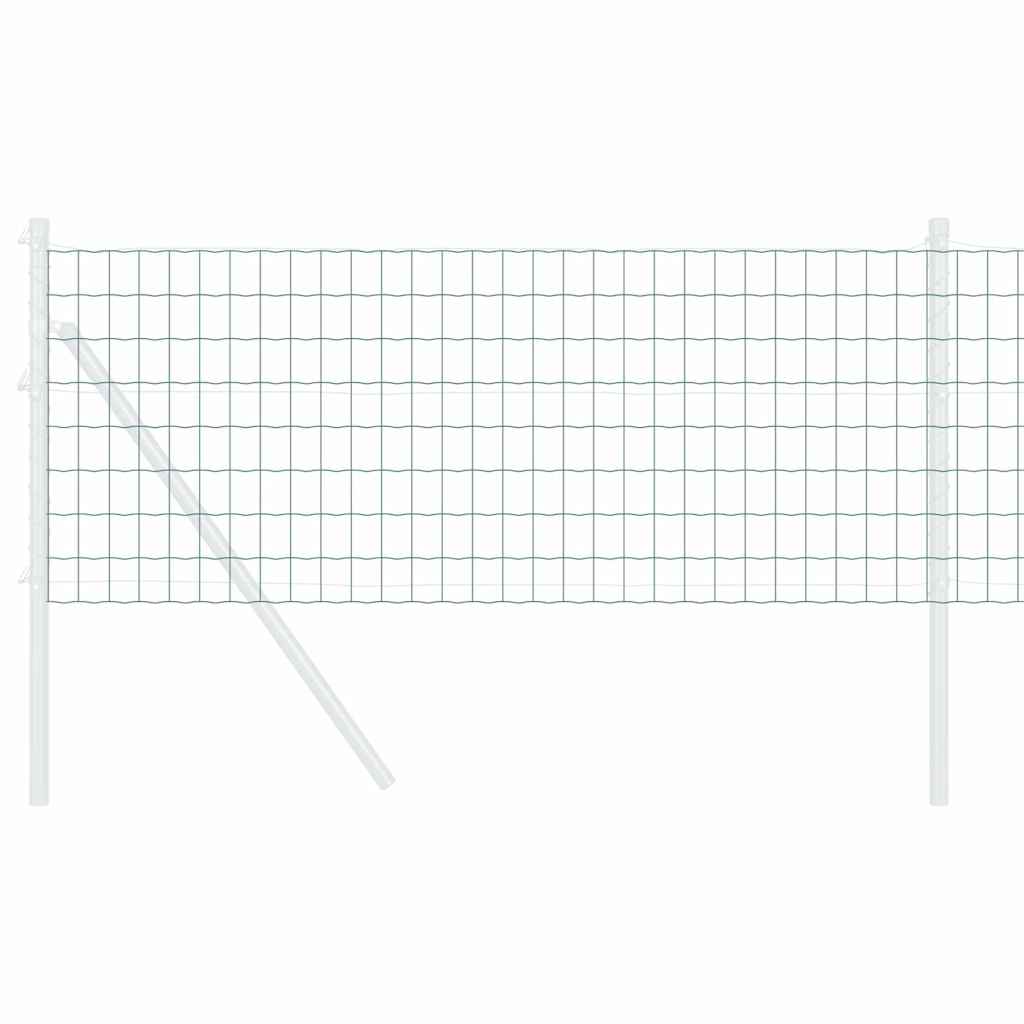 Vidaxx Eurozaun Grün 0,6 x 50 m PVC-beschichtetes Eisen