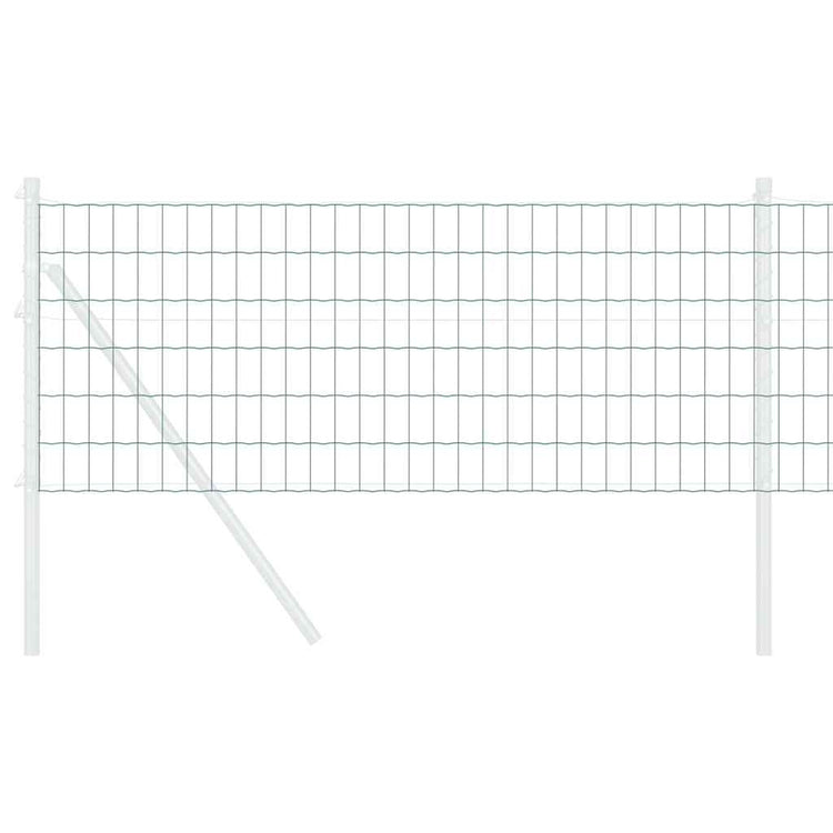 Vidaxx Eurozaun Grün 0,4 x 50 m PVC-beschichtetes Eisen