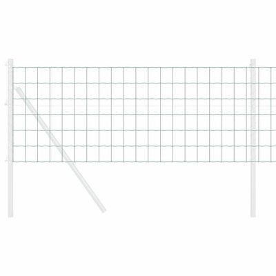 Vidaxx Eurozaun Grün 0,4 x 50 m PVC-beschichtetes Eisen