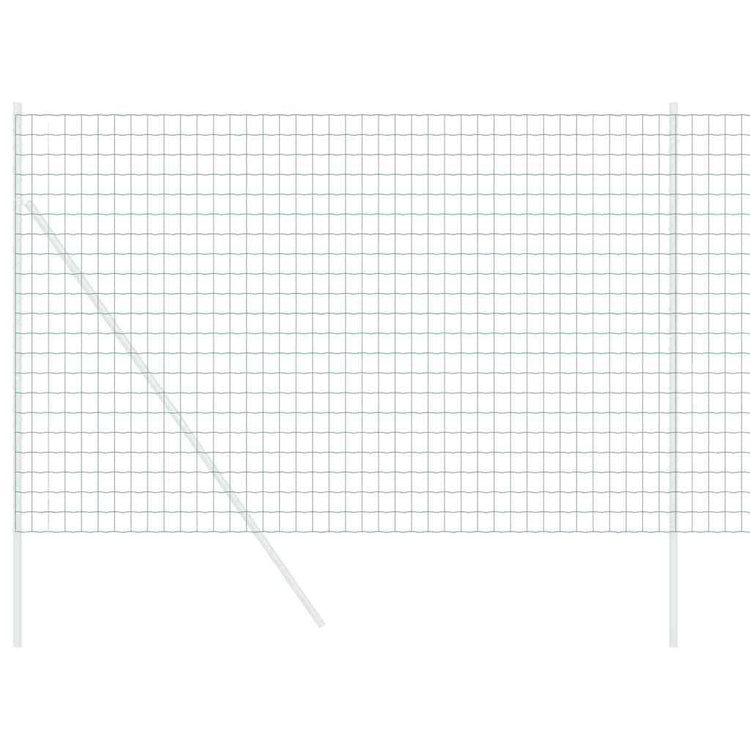 Vidaxx Eurozaun Grün 1,6 x 10 m PVC-beschichtetes Eisen