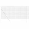 Vidaxx Eurozaun grau 1 x 25 m PVC-beschichtetes Eisen