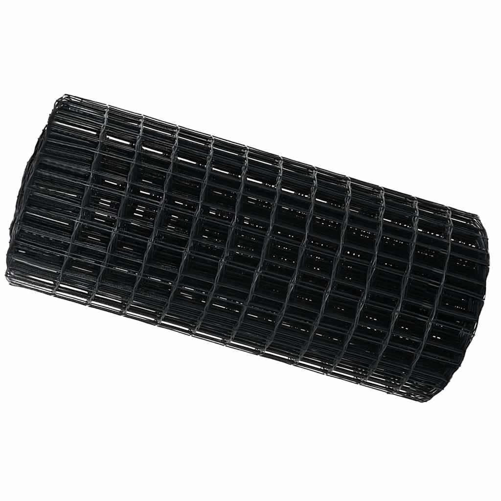 Vidaxx Eurozaun grau 0,4 x 50 m PVC-beschichtetes Eisen