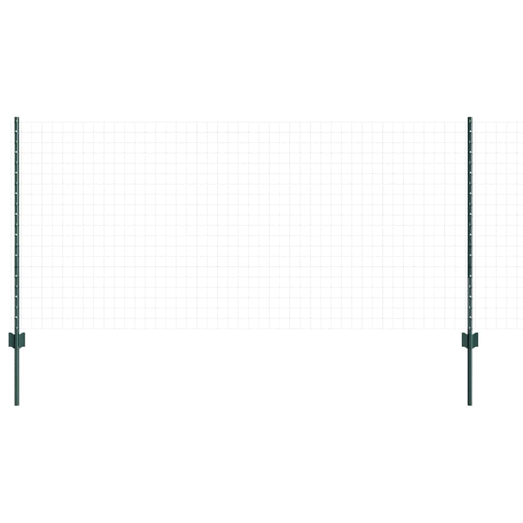 Vidaxl Zaunpfosten 22 Stück grün 140 cm Stahl