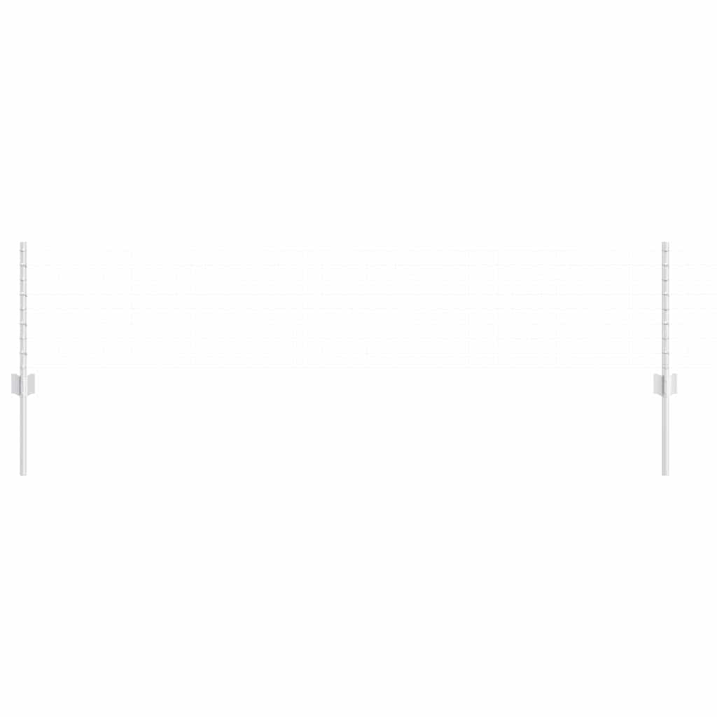 Vidaxl Zaunpfosten 22 Stück Silber 80 cm Stahl