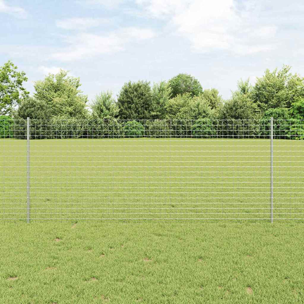 Vidaxl Zaunpfosten 22 Stück Silber 140 cm Stahl