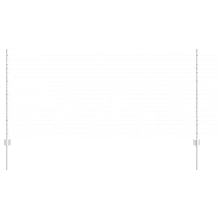 Vidaxl Zaunpfosten 22 Stück Silber 160 cm Stahl