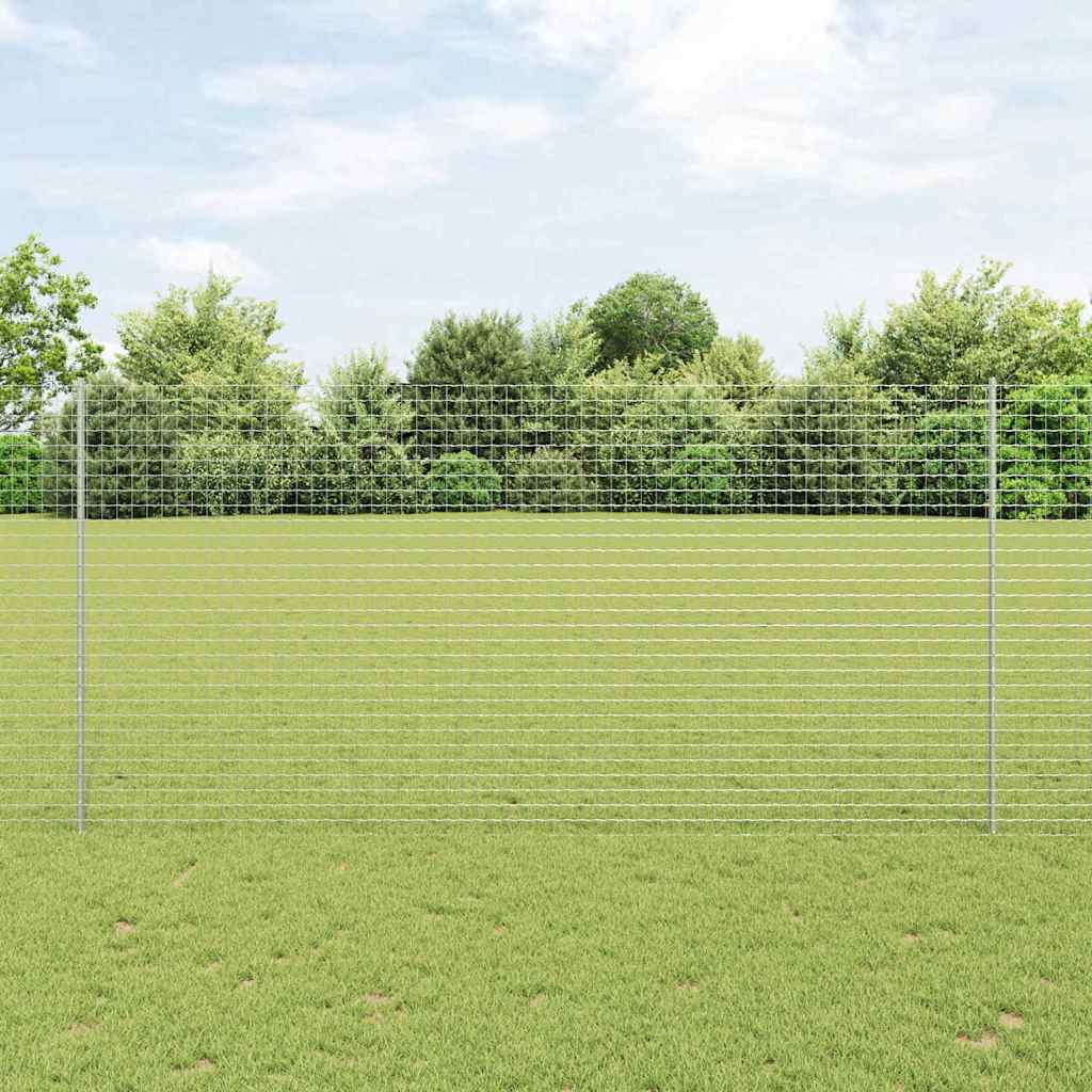 Vidaxl Zaunpfosten 22 Stück Silber 200 cm Stahl