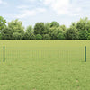 Vidaxxl-Zaun mit Pfosten grün 0,4 x 10 m aus Stahl und PVC