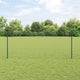 Vidaxxl-Zaun mit Pfosten grün 1 x 25 m aus Stahl und PVC