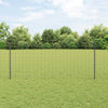 Vidaxxl Zaun mit Pfosten grau 1 x 10 m Stahl