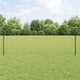 Vidaxl-Zaun mit Pfosten grau 0,6 x 25 m aus Stahl und PVC