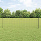 Vidaxl-Zaun mit Pfosten grau 0,6 x 25 m aus Stahl und PVC