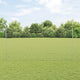 Vidaxxl Zaun mit Pfosten Silber 1,6 x 10 m Stahl